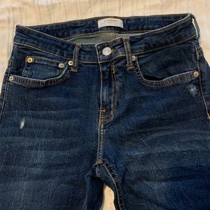 Zara Woman dark wash jeans